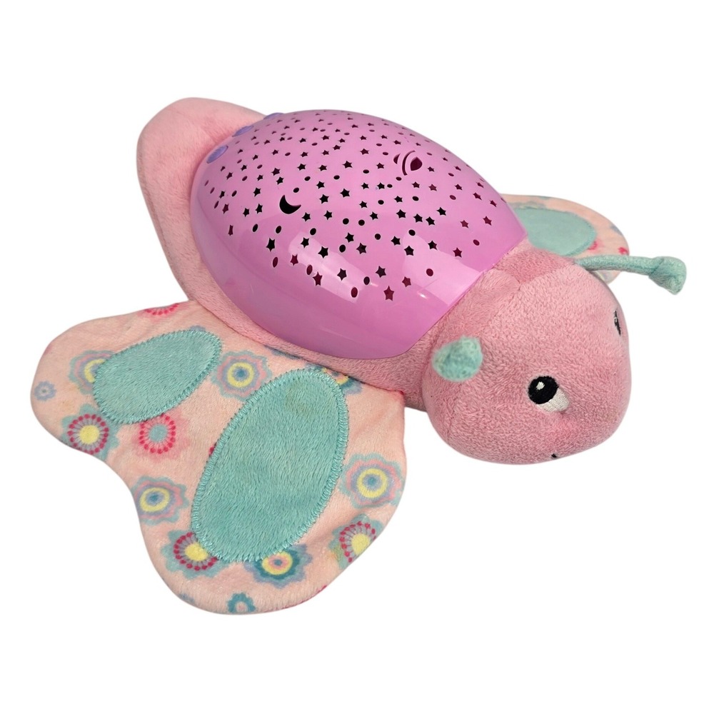 Summer Infant Slumber Buddies Pink Butterfly Star Projector Night Light Music